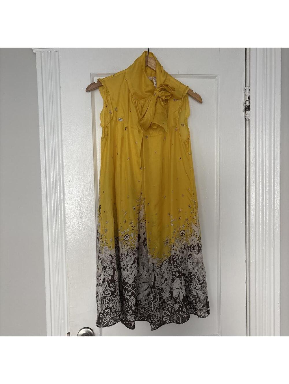 Miss Sixty Women's Yellow Dress